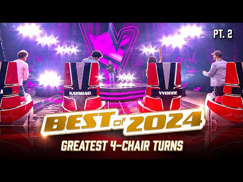2024โs Greatest 4-CHAIR TURNS on The Voice | Mega Compilation | Pt. 2