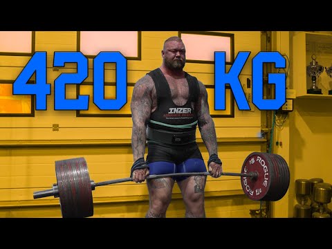 ROAD TO 505! 420KG EASY DEADLIFT!!!! ,