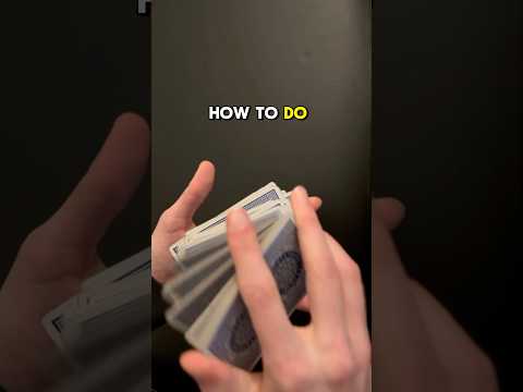 Learn This EASY Card Trick In 1 MINUTE! (Cut Deeper Force) - Tutorial #magic #tutorial #maths