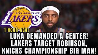 🚨 LAKERS MAKE THEIR MOVE! MITCHELL ROBINSON TO THE LAKERS!? IS HE THE CENTER LUKA DONČIĆ NEEDS!