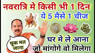 नवरात्री मे घर के अंदर ले आना इन 5 वस्तु मेसे 1 माता रानी कर देगी मनोकामना पूरी Navratri 2025
