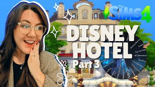 Every room is a random DISNEY MOVIE - Sims 4 Hotel Build - Part 3