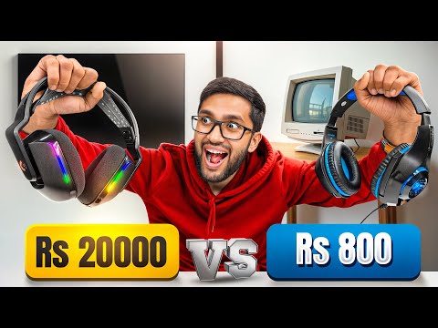 RS 20,000 VS RS 800 GAMING HEADPHONES