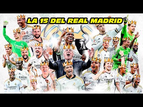 La DECIMOQUINTA 🏆 del REAL MADRID 🤍 ᴴᴰ