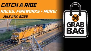 Grab Bag: UP Helps Amtrak, Train Races, Fireworks, and More! | Weekly Top Trains (July 2025)