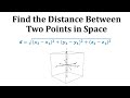 Distance Between Two Points in Space