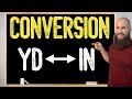 Converting Yards and Inches