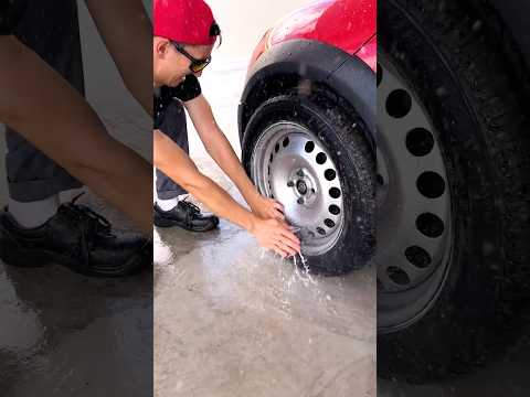Leaking Tire? 🛞💦 I Found a Brilliant Use for It! 🔥👌
