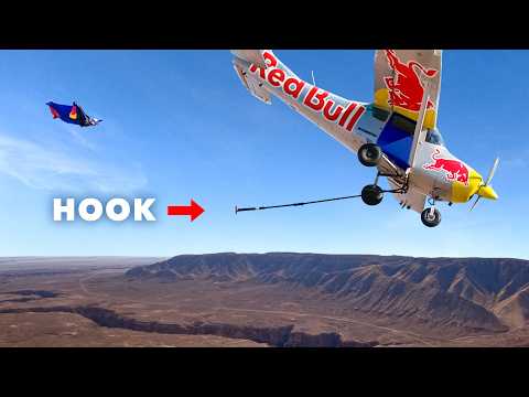 World First: Skydiver Hooks Onto a Plane Mid-Air! 🇺🇸