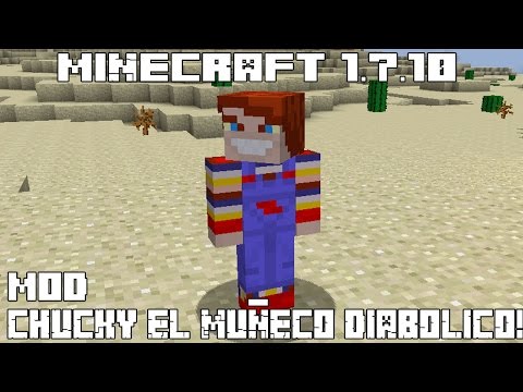 Minecraft 1.7.10 MOD CHUCKY EL MUÑECO DIABÓLICO! Chucky The Killer Doll Mod Español!