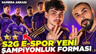 S2G E-SPOR YENİ ŞAMPİYONLUK FORMASI ÇEKİMLERİ! (STÜDYOYU BASTIM) -Vlog