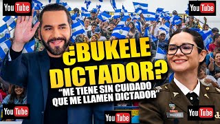 🚨🇸🇻 ¡BUKELE RESPONDE SIN MIEDO! “Me tiene sin cuidado que me llamen "DICTADOR!” 🇸🇻💥⚡