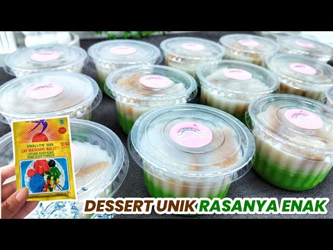 LANGSUNG HABIS❗❗❗ AWALNYA COBA2 TERNYATA BANYAK YANG SUKA! Puding Cup Agar Roti Tawar Ide Jualan