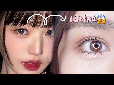 IDOL LASHES: OJOS GRANDES y TIERNOS como de K-POP IDOL para Latinas (PASO A PASO) ft dossier