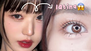 IDOL LASHES: OJOS GRANDES y TIERNOS como de K-POP IDOL para Latinas (PASO A PASO) ft dossier