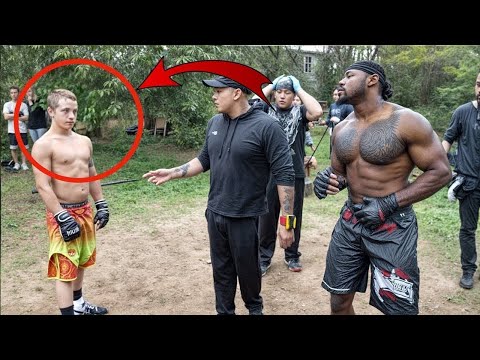 GAR0T0 DE 19 ANOS ACABOU COM GIGANTE COM 1 SOCO EM LUTA DE MMA