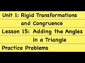 Triangle Properties and Transformations