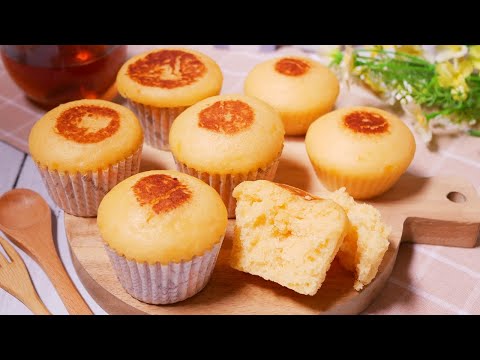 ホットケーキミックスで作るチーズ蒸しパン Steamed cheese bread made with hotcake mix