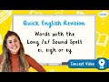 Long 'A' Sound Spelling Practice