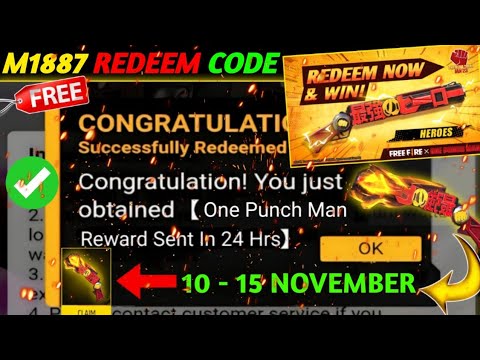 FREE FIRE REDEEM CODE TODAY 11 NOVEMBER REDEEM CODE FREE FIRE | FF REDEEM CODE TODAY 11 NOVEMBER