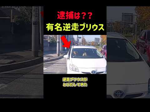 逆走プリウス、降車して一悶着…警察は動かず？ #shorts  #ドラレコ #プリウス