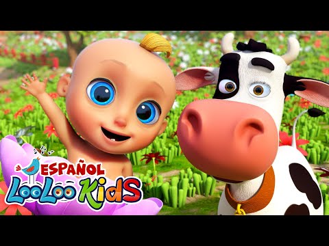 🎶 La Vaca Lola - La Canciones Infantiles Más Divertida 🐄🌈 | LooLoo Kids Español 👶💖