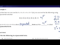 Exponents: Multiplying and Dividing in Exponential Form