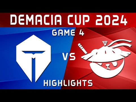 TES vs AL Game 4 Highlights | Demacia Cup Finals 2024 | Top Esports vs Anyone's Legend by Onivia