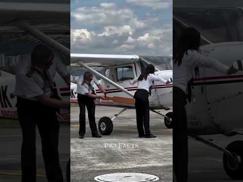 Pilots First Solo Flight Safely Landing celebration 😱