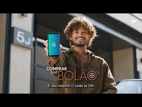 O Bolão tá ON: aumente suas chances pelo App Loterias CAIXA e no site.