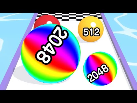 🔴 LIVE Ball Run 2048 Gameplay Android | New Level V2