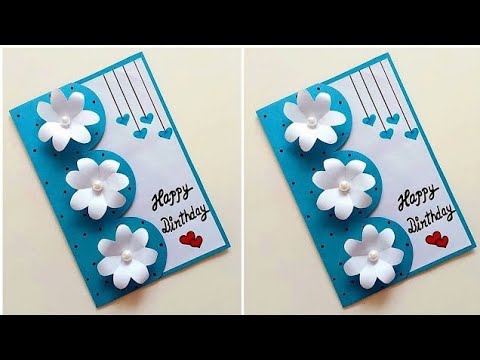 DIY - Beautiful Handmade Happy Birthday greeting card ideas • Birthday gift idea for best friend