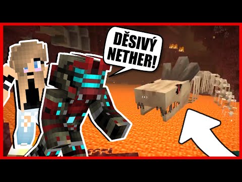 NAŠLI JSME SKELETON HADA V NETHERU!😱 - Minecraft Explorer Craft #4 w/ @Makousek