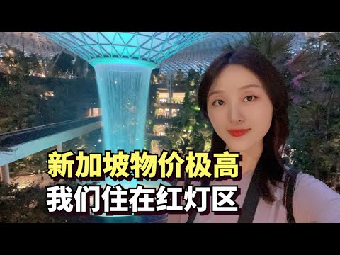 中国夫妻到达新加坡的第一天，物价极高，我们只能住在红灯区