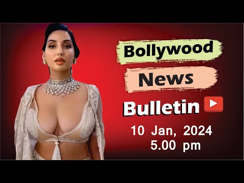 Bollywood Latest News | Nora Fatehi | Priyanka Chopra | Hrithik | Rasha Thadani | 10 Jan 2025 | 5 Pm