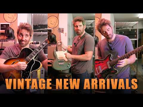 5 Awesome Vintage Guitar New Arrivals!