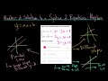 Exploring Solutions in Systems of Equations