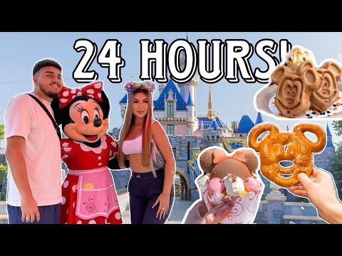 EATING ONLY DISNEYLAND FOOD FOR 24HRS