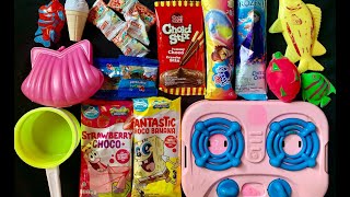 Hunting Es Krim, Permen Yupi, Choki Choki Stik, Masakan, Buah Naga, Ikan, Pop it