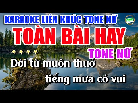 Karaoke Liên Khúc Nhạc Trữ Tình Tone Nữ Dễ Hát | Nhạc Xưa BOLERO Bất Hủ | TOÀN BÀI HÁT HAY