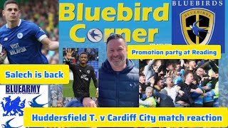 Huddersfield Town v Cardiff City match reaction/ City got out of jail/ Salech back/Trott saves City