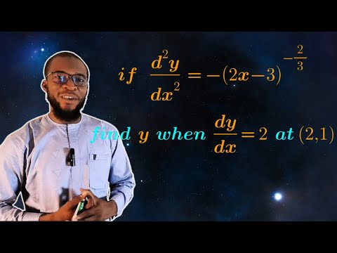 Finding the equation of a curve from its Second Derivative