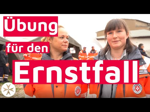 Zwischen Kunstblut und Trümmern: Lea und Ramona aus Sachsen üben den Ernstfall