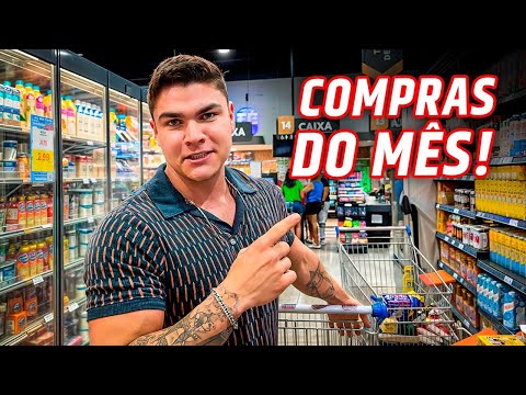 FAZENDO COMPRAS DO MÊS PARA A NOVA DIETA!