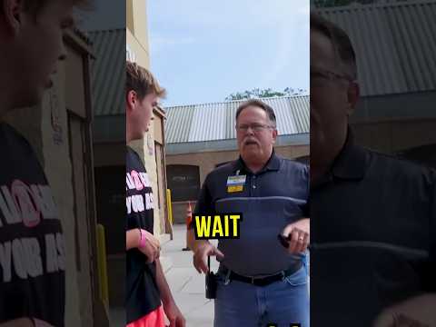 Prankster Vs. Walmart Manager 💀 #prank #shorts