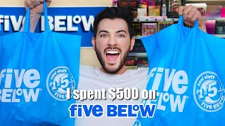 I bought EVERY piece of new makeup from Five Below! I spent $500 on this?!