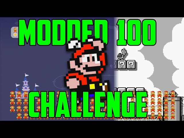 • LIVE - Mario Maker Modded 100 Mario Challenge - Super Mario Land 2 Mod