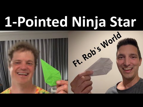 Origami 1-Pointed Ninja Star