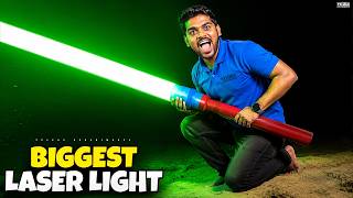 Making World's Biggest Laser Light 🔥🔥 Telugu Experiments