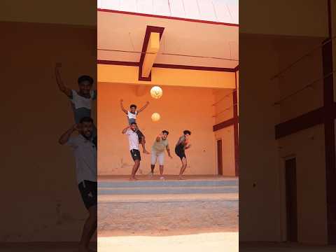 Using Kicking Power To Collide Two balls Challenge|#shorts #football #viral #feed #fun #skills #aim